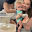 Silver Nursing Cups with Silicone Pads