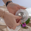 Silver Nursing Cups with Silicone Pads